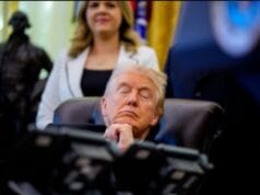 Trump Caught Snoozing During White House Briefing, Netizens React