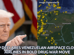 Trump Orders Venezuelan Airspace Closed, Flights Cancelled Across Region