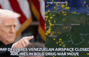 Trump Orders Venezuelan Airspace Closed, Flights Cancelled Across Region