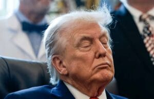 Trump Appears to Drift Off During Marijuana Reclassification Ceremony in the Oval Office