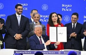 Nearly Half of Trumpβs βBoard of Peaceβ Members Are Blocked from the U.S. Under His Own Rules