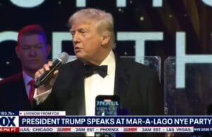 Trump Hijacks Mar-a-Lago New Year Party With $18 Billion Fraud Tirade
