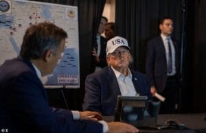 New Images Reveal Trump in Makeshift Mar-a-Lago Command Center Amid Military Strikes